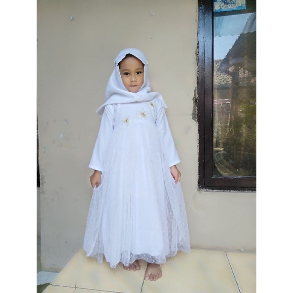 gamis anak tanggung tilledot