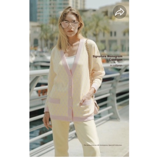 Buttonscarves monogram cardigan