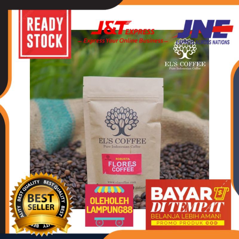 

Els Coffee El's Coffee Lampung Kopi Flores Robusta Kopi Robusta Kemasan 100Gr Oleh Oleh Khas Lampung