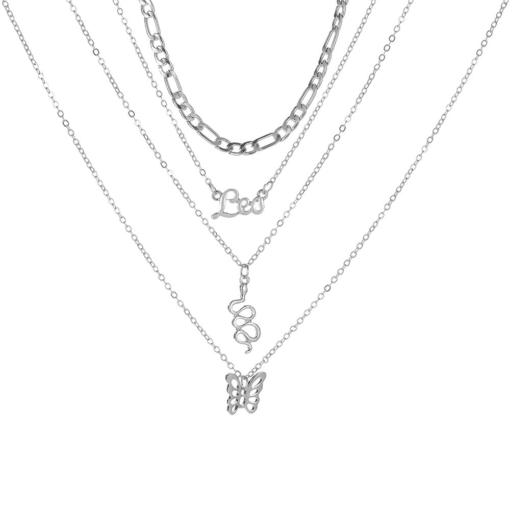 Kalung Choker Rantai Multilayer Warna Emas Aksen Mutiara Gaya Vintage Untuk Wanita