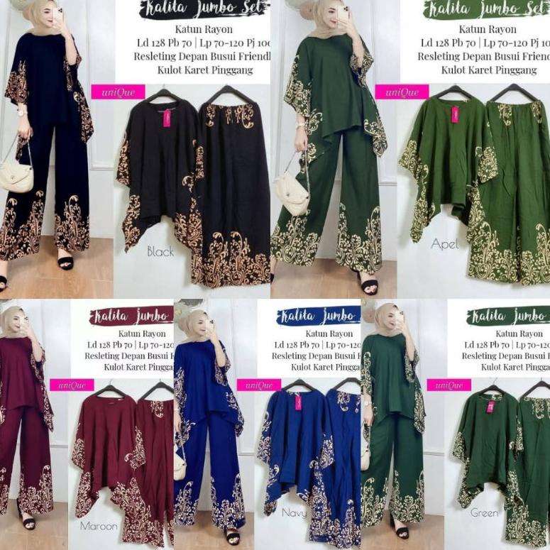 {ROU.15Jn22ᴼ} STELAN RAYON TIEDYE KALITA JUMBO SET / setelan jumbo xxxl ld 140 cm/setelan wanita jum