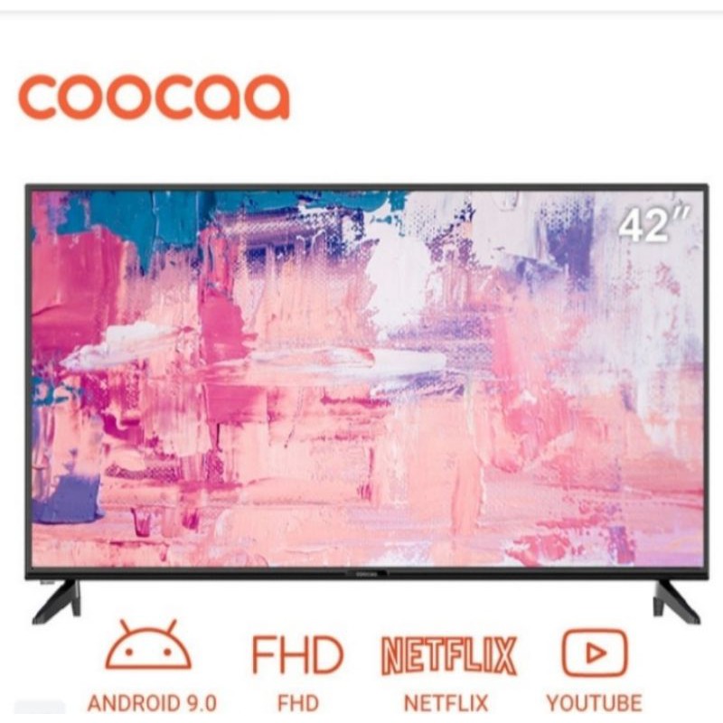 Smart Android TV Coocaa 42 Inch Garansi Resmi