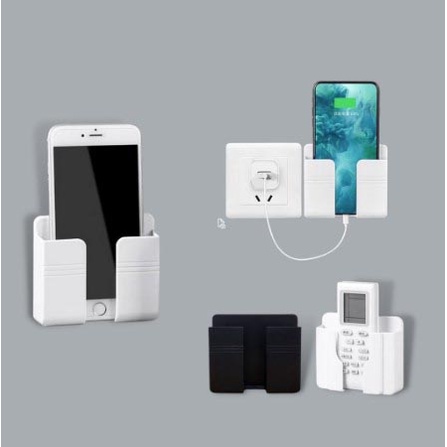 RAK GANTUNG HP CHARGER REMOTE TEMPEL DINDING / HOLDER HP DINDING REMOTE AC HP  - Diminatistore
