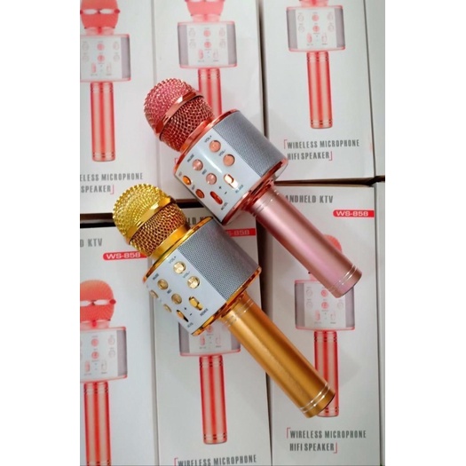 MIC BLUETOOTH WS-858 / MIC KARAOKE WS-858