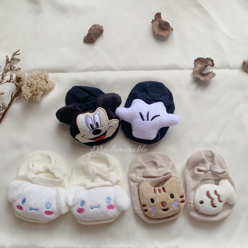 kaos kaki baby new born / baby socks 3d / kaos kaki lucu