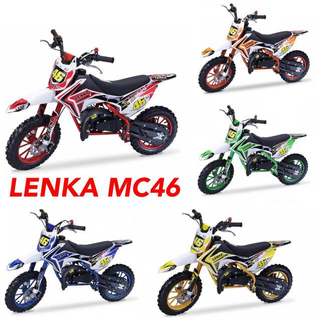MOTOR MEDIUM TRAIL LENKA MC 46 50CC MESIN 2 TAK~MOTOR CROSS~MOTOR TRAIL LENKA~MAINAN MOTOR MINI ANAK