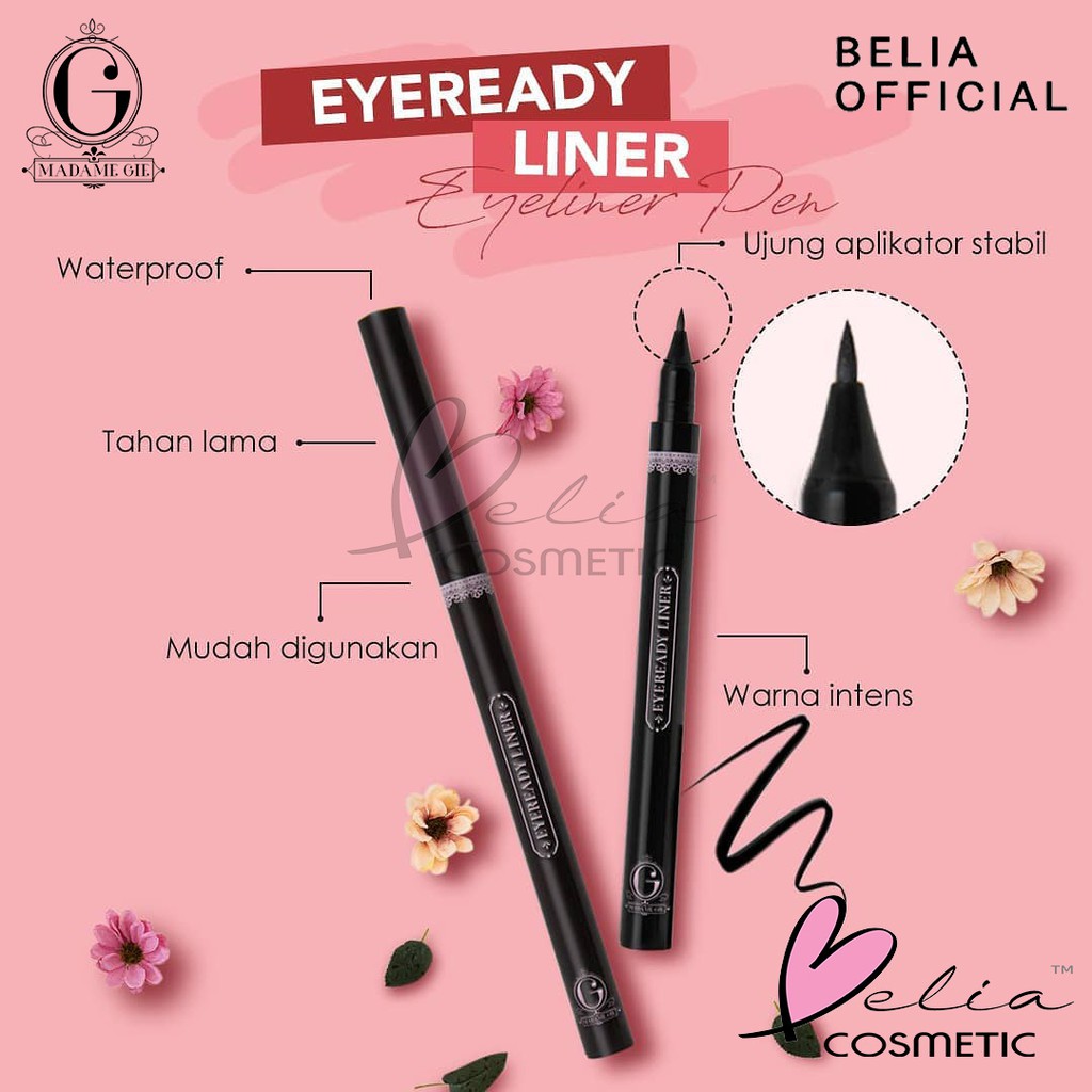 ❤ BELIA ❤ MADAME GIE Eyeready Liner &amp; Eye Wing It Lady Liner 1g | eyeliner waterproof spidol Madamegie