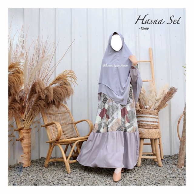 Hasna Set Silver - gerai mika