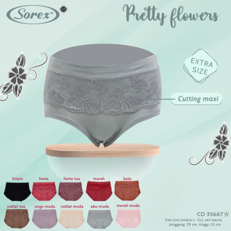 celana dalam sorex renda 35673 model renda