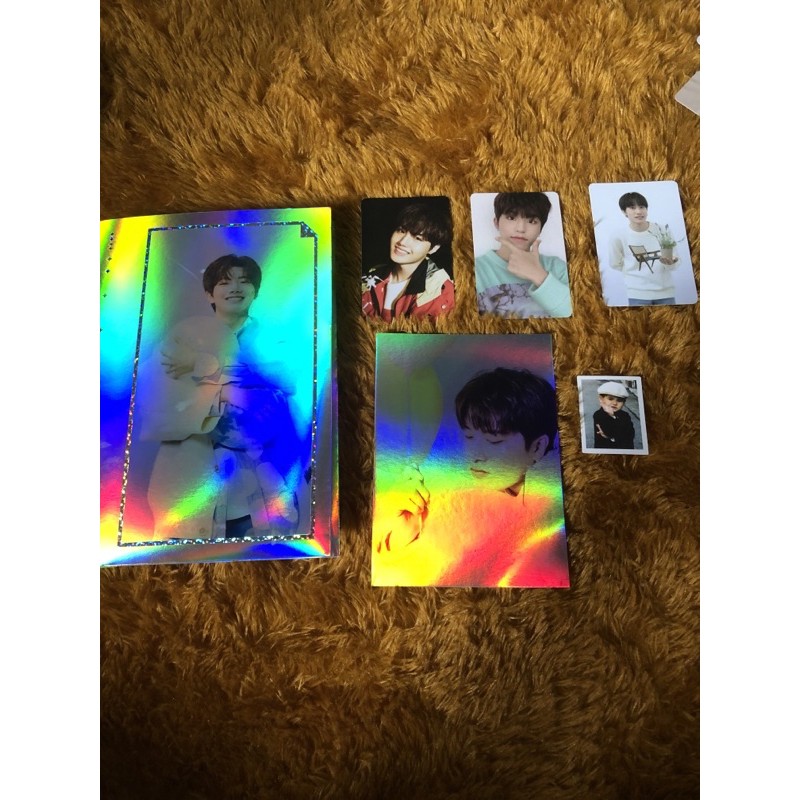WTS photocard , postcard , file folder treasure album treasure effect green ver junkyu haruto yedam