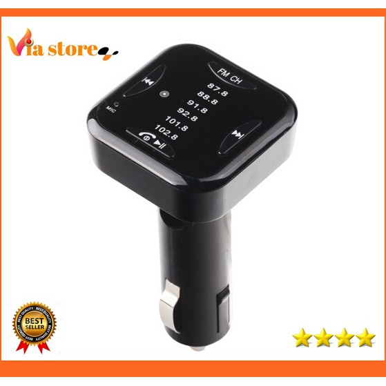 Bluetooth Car Charger FM Transmitter Multifunction