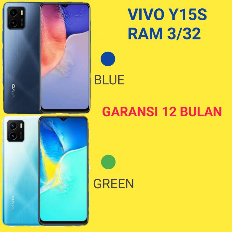 hp/handphone/VIVO Y15S 3/32 GARANSI RESMI VIVO INDONESIA