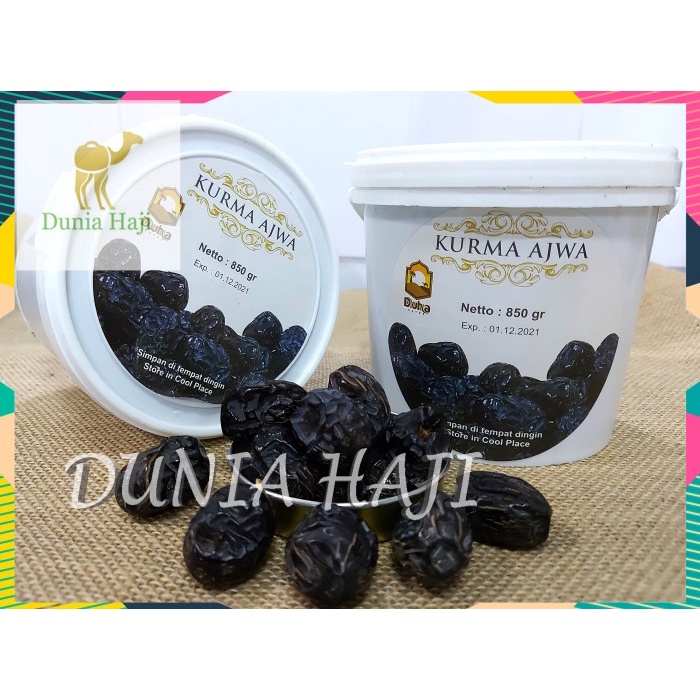 

Kurma AJWA Ember 850 gr / Kurma Nabi Ember Premium Asli Madinah