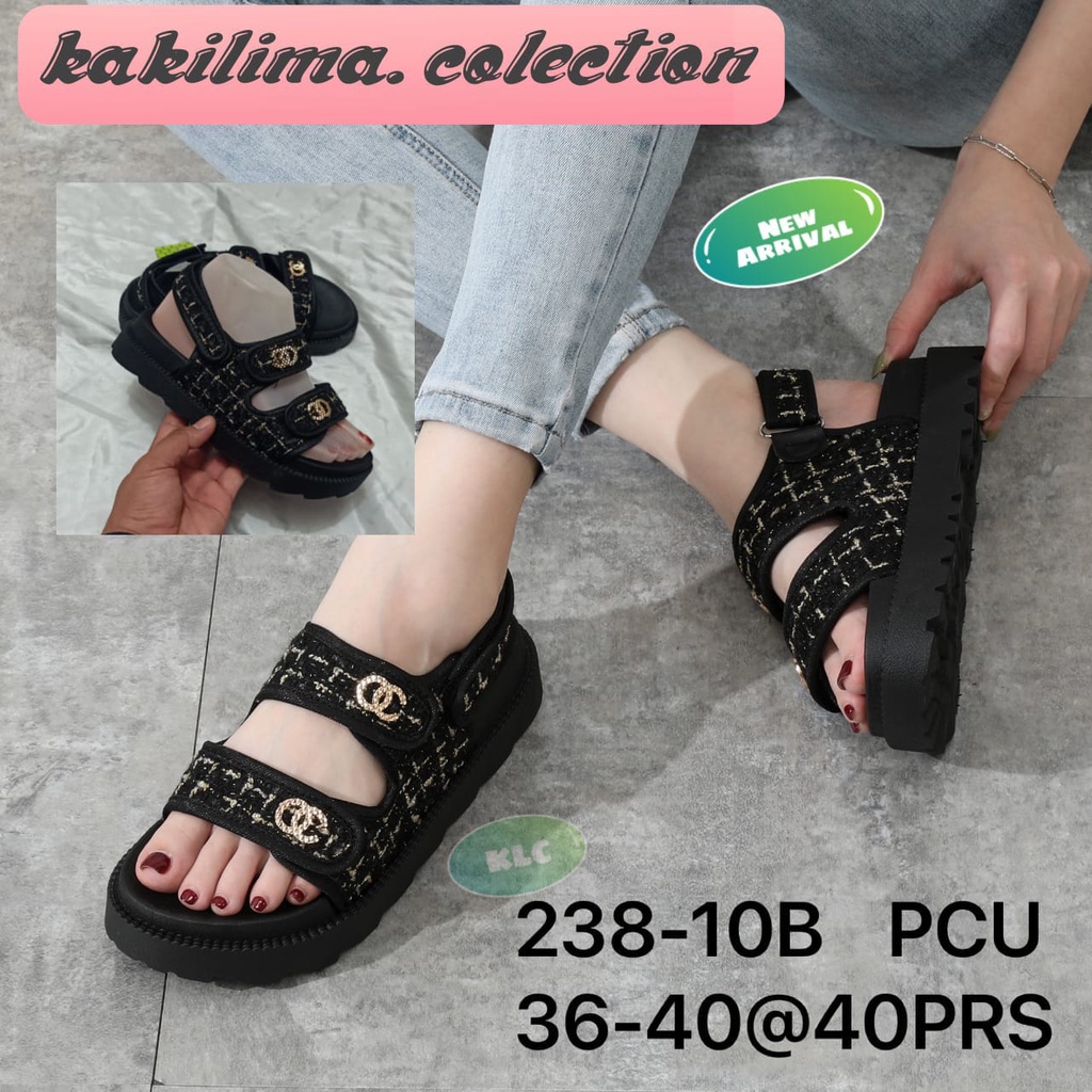 Balance 238-10A sandal wedges wanita sendal tali perempuan