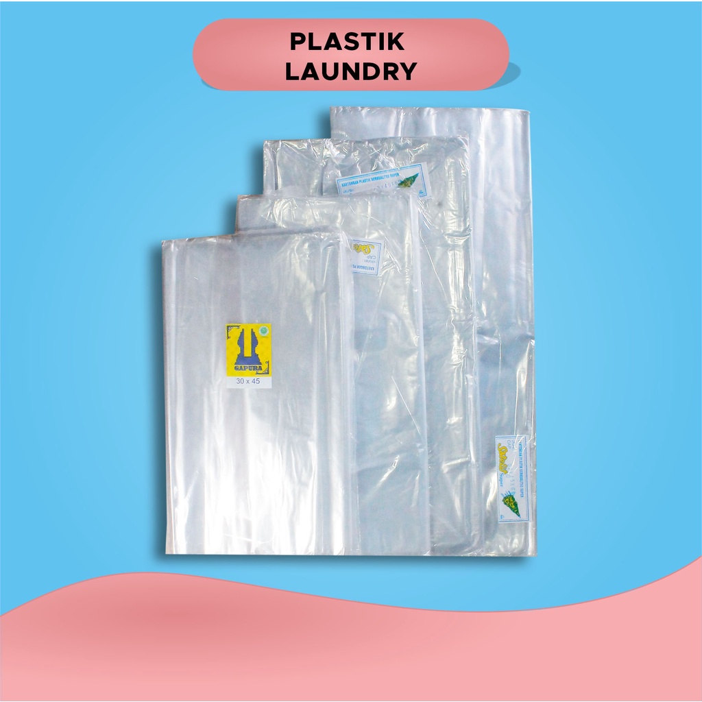 Plastik Laundry PP Bening 02x40x60 cm