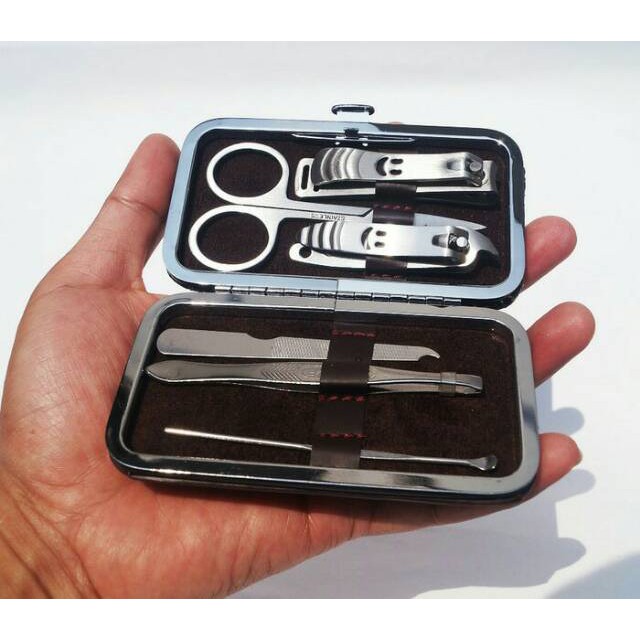 MANICURE 6 SET IN 1 PEDICURE ALAT POTONG GUNTING KUKU DOMPET EXLUSIVE