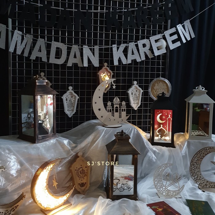 

Aksesoris dekorasi lampu lentera lebaran idul fitri hampers murah - 1
