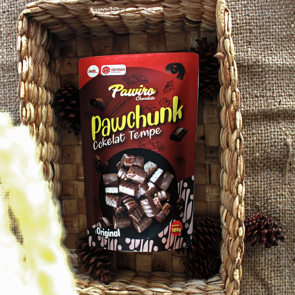 

Coklat Praline Tempe Pawchunk/Pawchips Original Pawiro Chocolate