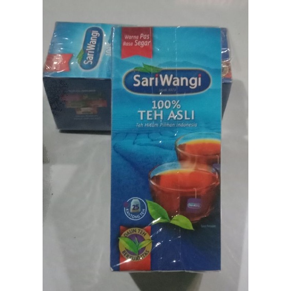 

Teh sari wangi isi 25 kantong