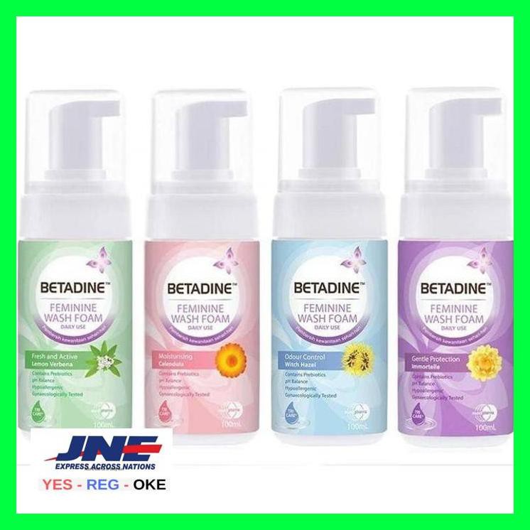 Produk Terlaris- Betadine Feminine Wash Foam Feminim Wash 100Ml - Ungu A47D40