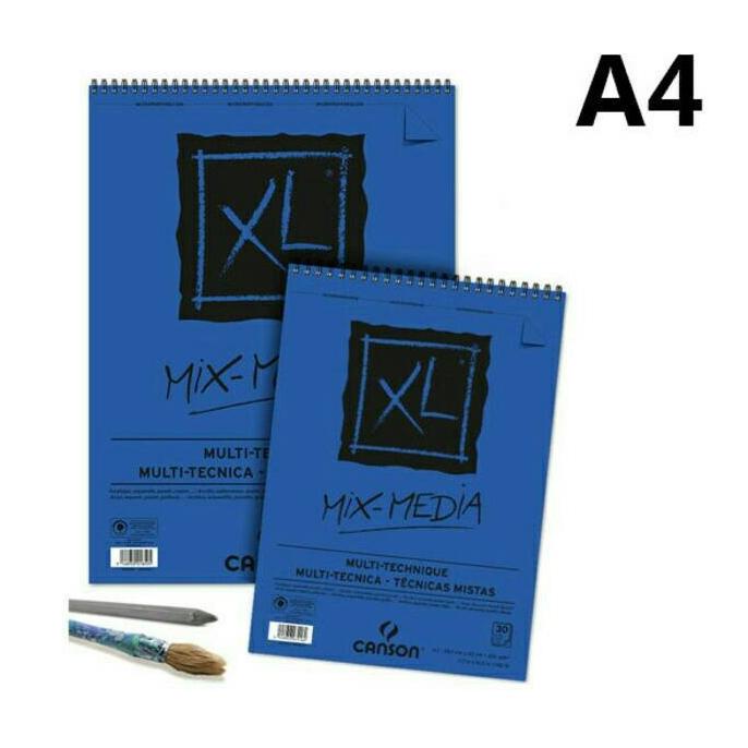 

(BISA COD) canson XL mixmedia drawing pad a4 ring PROMO SPECIAL Kode 972