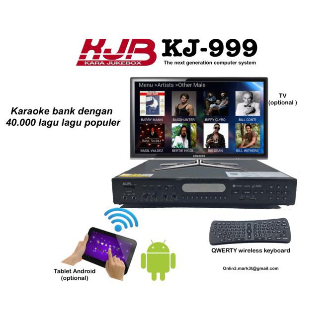 E0809 Kjb Kj999 Kj 999 Karaoke Player Sln Geisler Audiobank Bmb New