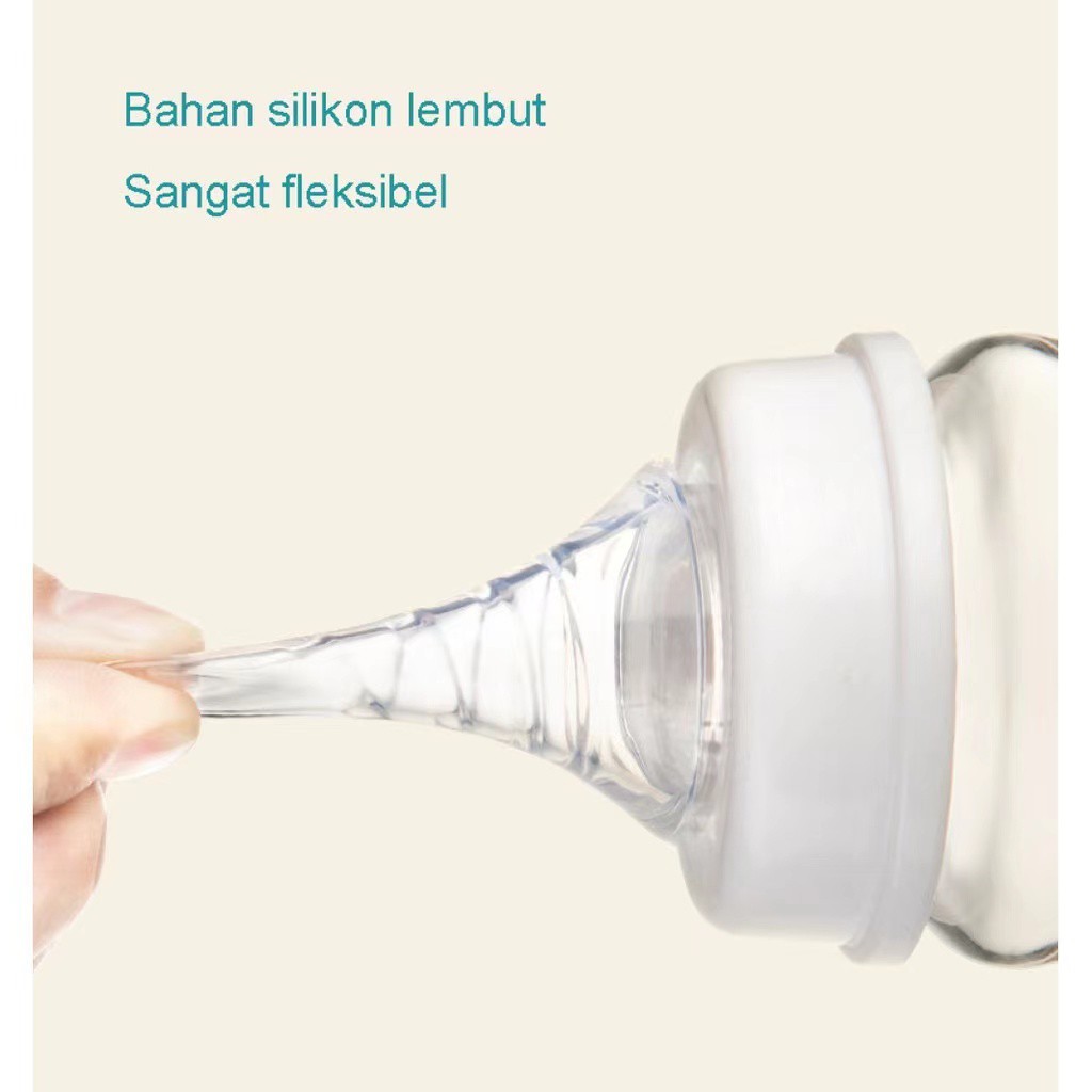 MOMMYCARE DOT BAYI / EMPENG BAYI WIDE NECK BAHAN SILIKON