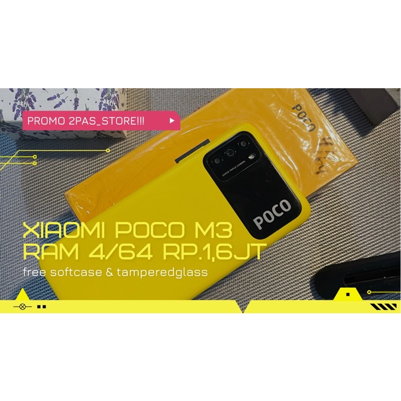 Xiaomi poco m3 Ram 4/64gb (Second)