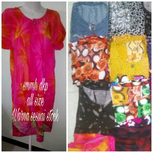 Daster batik kain perca