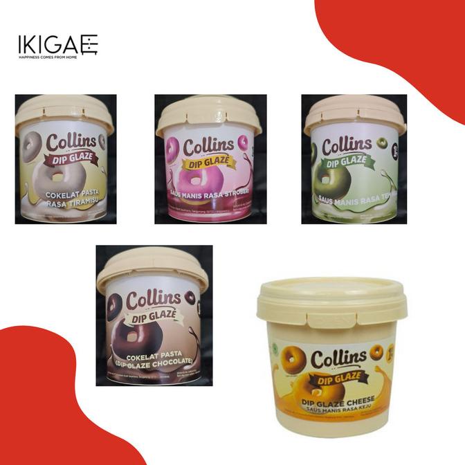 

COLLINS DIP GLAZE / SELAI PASTA / TOPPING PENGHIAS KUE / DONAT TERLARIS TERPERCAYA ORIGINAL