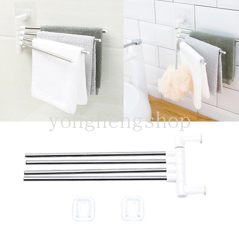 Rak Holder Handuk Bahan Stainless Steel Untuk Kamar Mandi