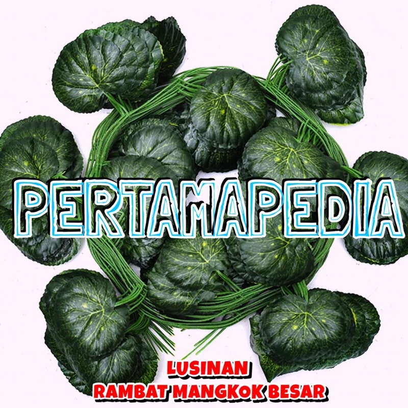 LUSINAN RAMBAT BESAR/ Daun Merambat / Bunga Plastik/ Daun Rambat Plastik/ Rumput Plastik/Busa Bunga