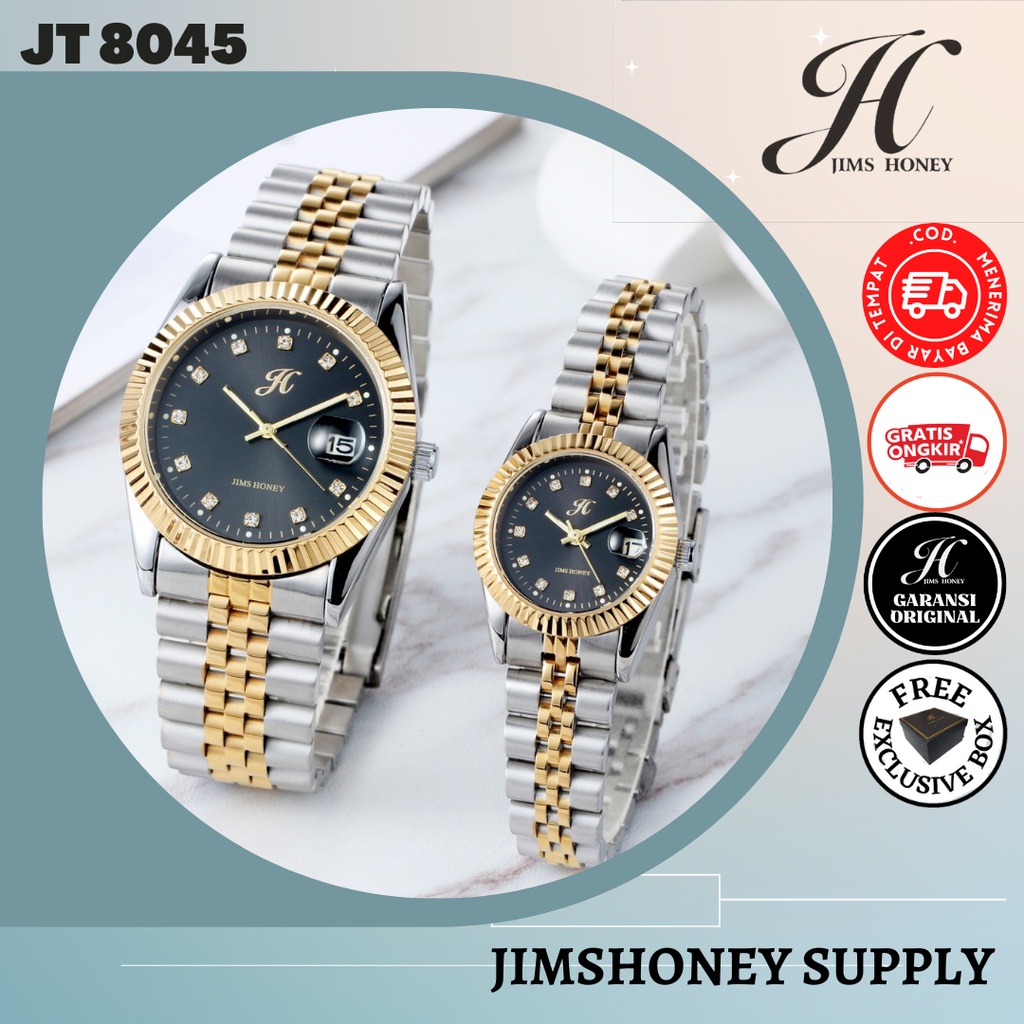 Jual Jims Honey Jam Tangan Couple Analog Quartz Shopee Indonesia