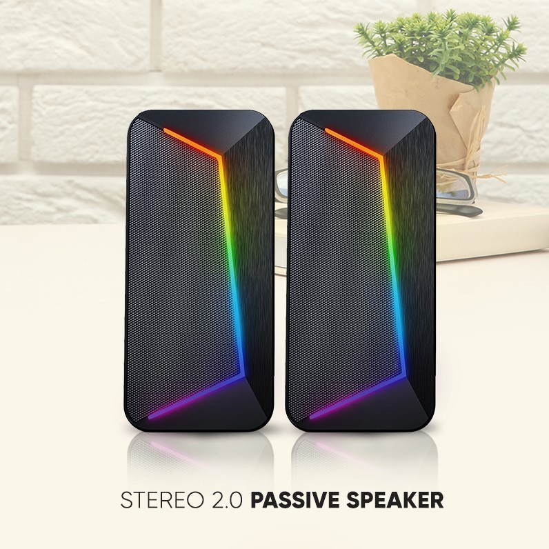 Speaker Bluetooth SonicGear iOX 2P Stereo| Enhance Bass | RGB Lighting