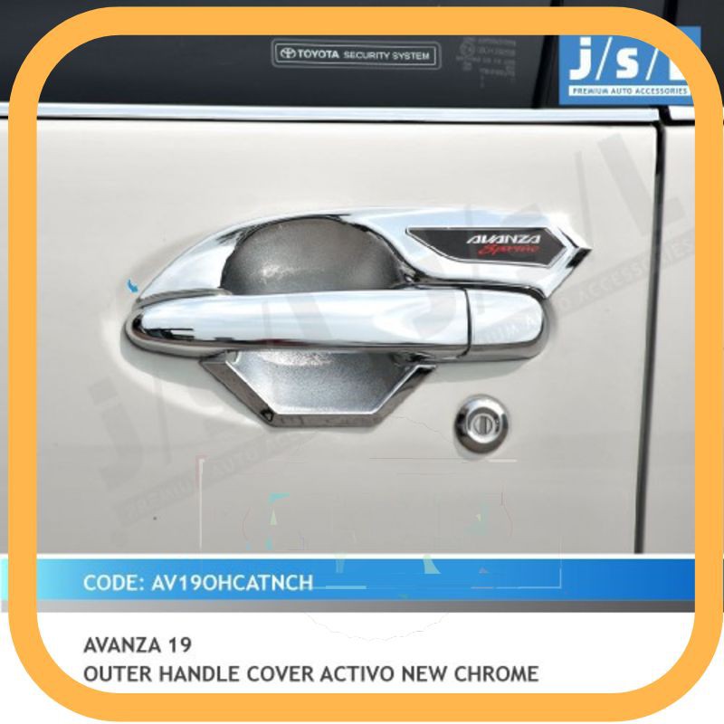 Promo Mangkok Pintu Grand New Avanza 2015 & Up Outer Handle Activo Chrome JSL