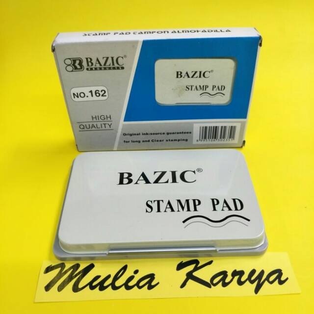 

Bak Stempel / Stamp pad Bazic dengan 5 pilihan warna tinta