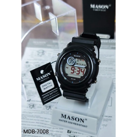 Jam Tangan Anak Pria Wanita Remaja Mason Original 7008 Tahan Air