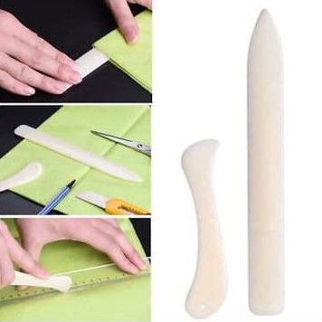 2pcs/set Bone Folder Alat Pelipat Kertas , Creaser, Scoring Tool Art N Craft