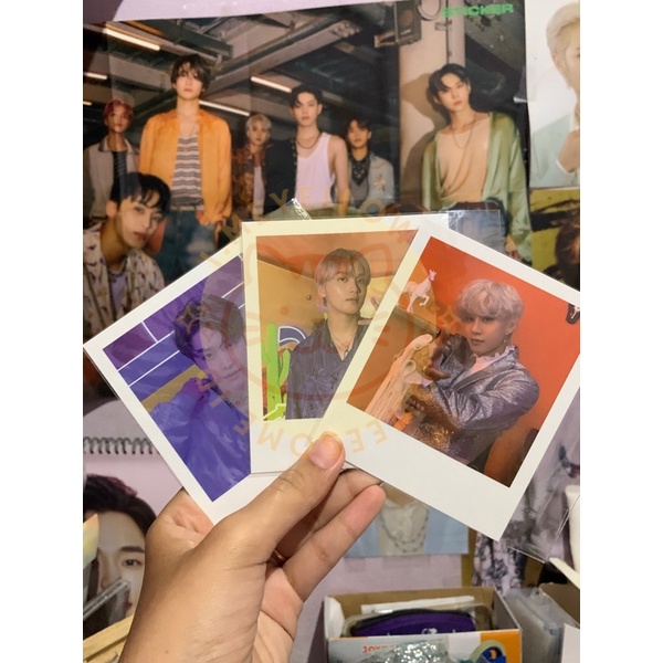 POLAROID EVENT NCT127 STICKER OFFICIAL TAEIL HAECHAN JUNGWOO VER