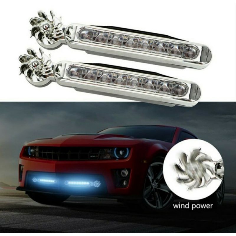 Lampu LED kipas DRL mobil DRL motor