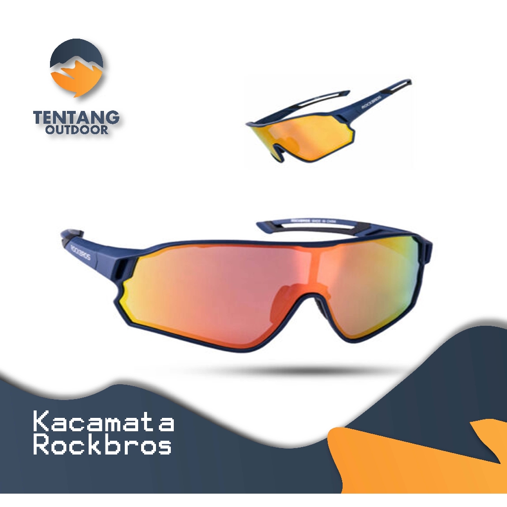 Kacamata Sepeda ROCKBROS 10134 Polarized Glasses Outdoor Sport | Shopee