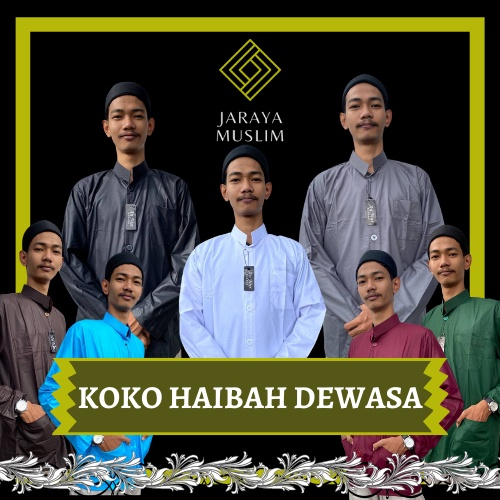 Baju Koko Kokoh Pria Muslim Model Haibah Baju Koko Ammu Original Baju Koko Habib Habaib Best Seller 