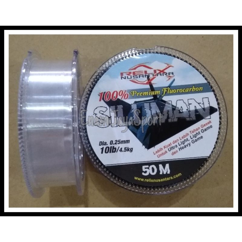 Senar Leader Siluman 100% Fluorocarbon Relix