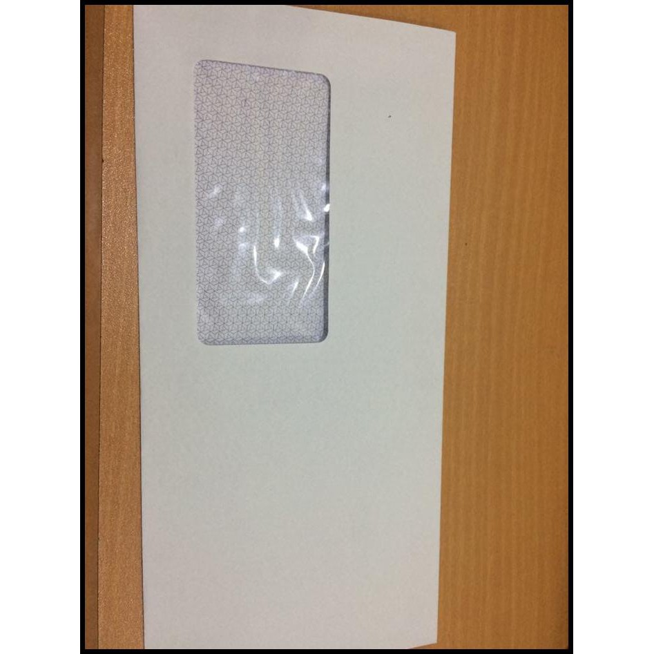 

(Produk Baru !!) Amplop Putih Jendela Kiri / Amplop Window No.90 Jplus Biru