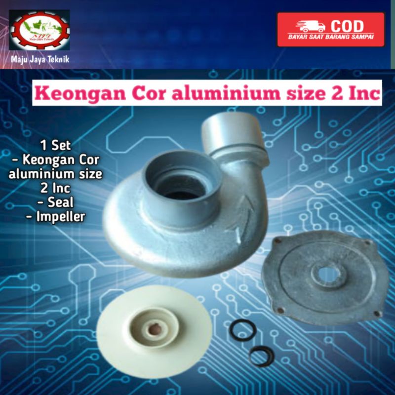 Alkon Keongan Cor Aluminium size 2 Inc/dem