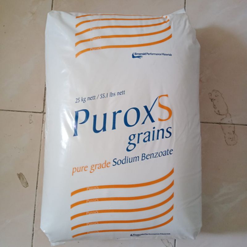 Sodium Benzoat Purox S Grain Holland/Natrium Benzoat 500g Termurah