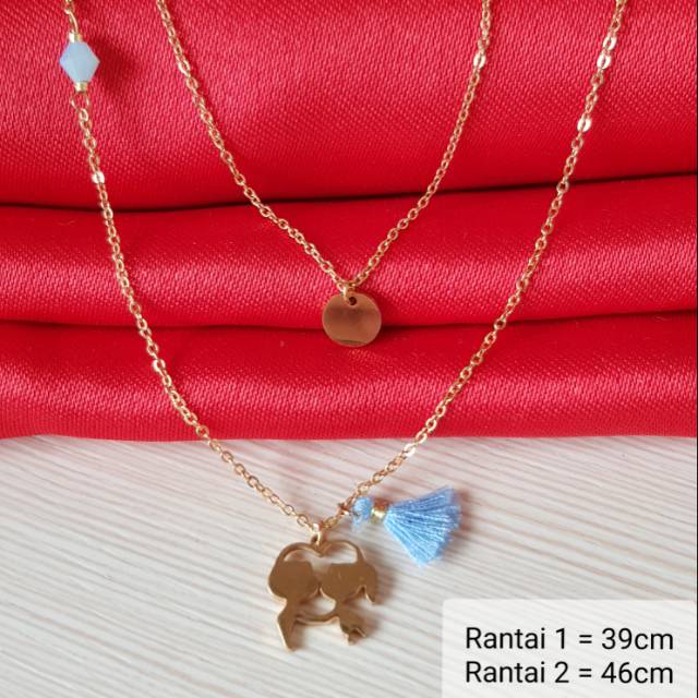 Kalung fashion Korean Titanium Import Antikarat KS31