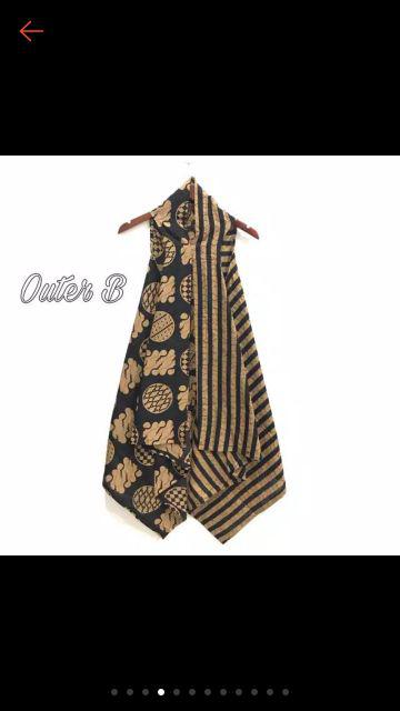Gamis Cut Meyriska Batik Kampus
