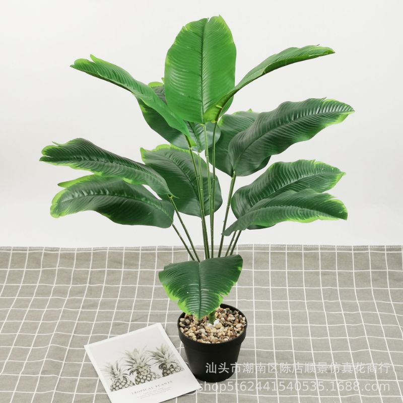 Pohon Pisang x18 dan x12 cabang / Pohon Artificial [ TANPA POT ]