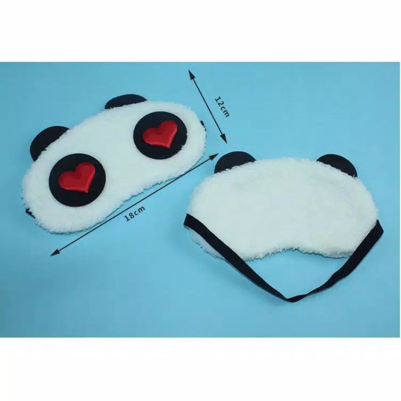 Penutup Mata Tidur Karakter Panda Sleeping Mask Eye Import Penutup Mata Wanita